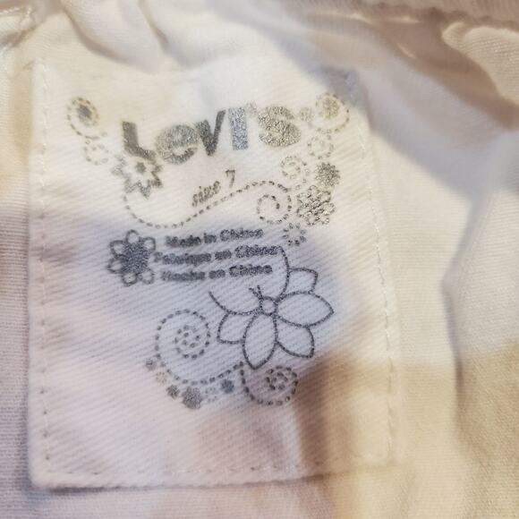 Levis girls size 7 short overalls - Picture 3 of 8